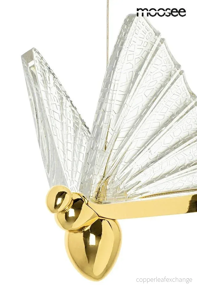 Taklampa MOOSEE - BUTTERFLY M, guld - Bild 2