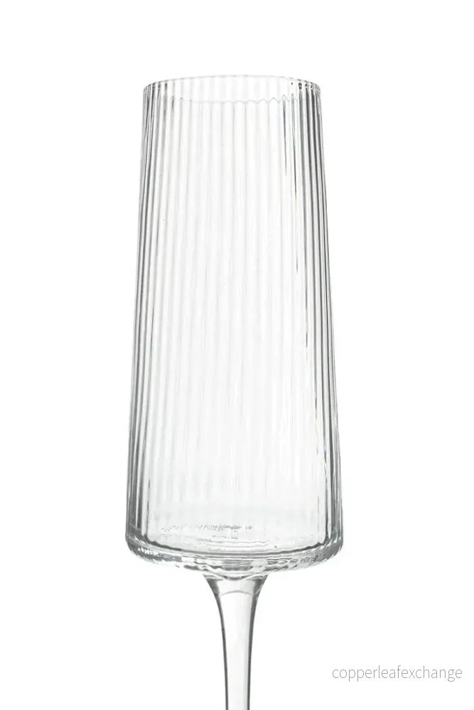 Champagneglas KARE DESIGN - RIFFLE, 215 ml, transparent - Bild 2