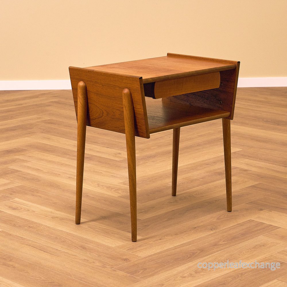 Svenska sängbord i teak och ek från IKEA, modell 'Ante' - Bild 3