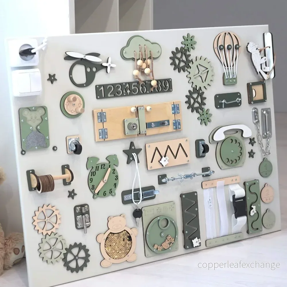 Extra stor Montessori-aktivitetsbräda – 60 × 80 cm - Bild 3