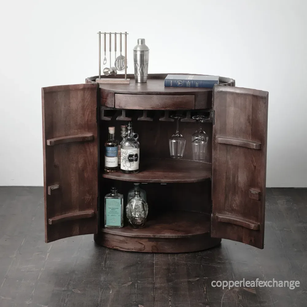 Hicksville small Cabinet, Brown (BM) - Bild 3