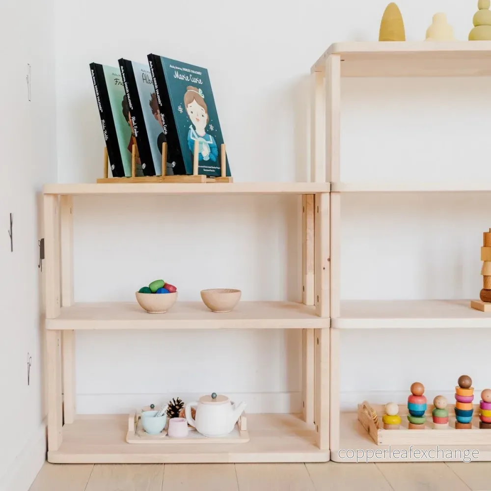 Modulär Montessori Hylla Mini – 3 Hyllplan