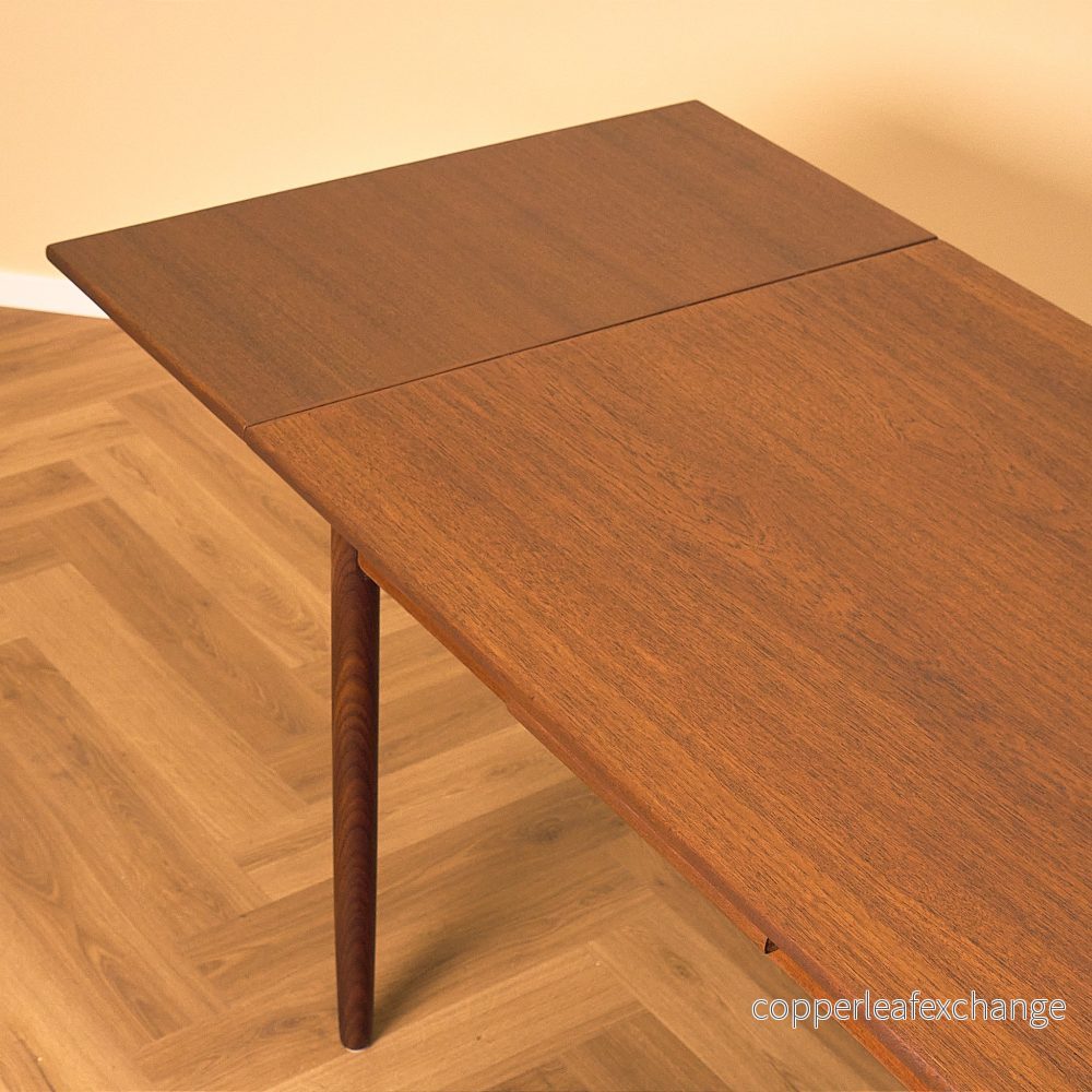 Extendable Teak and Walnut Dining Table - Bild 3