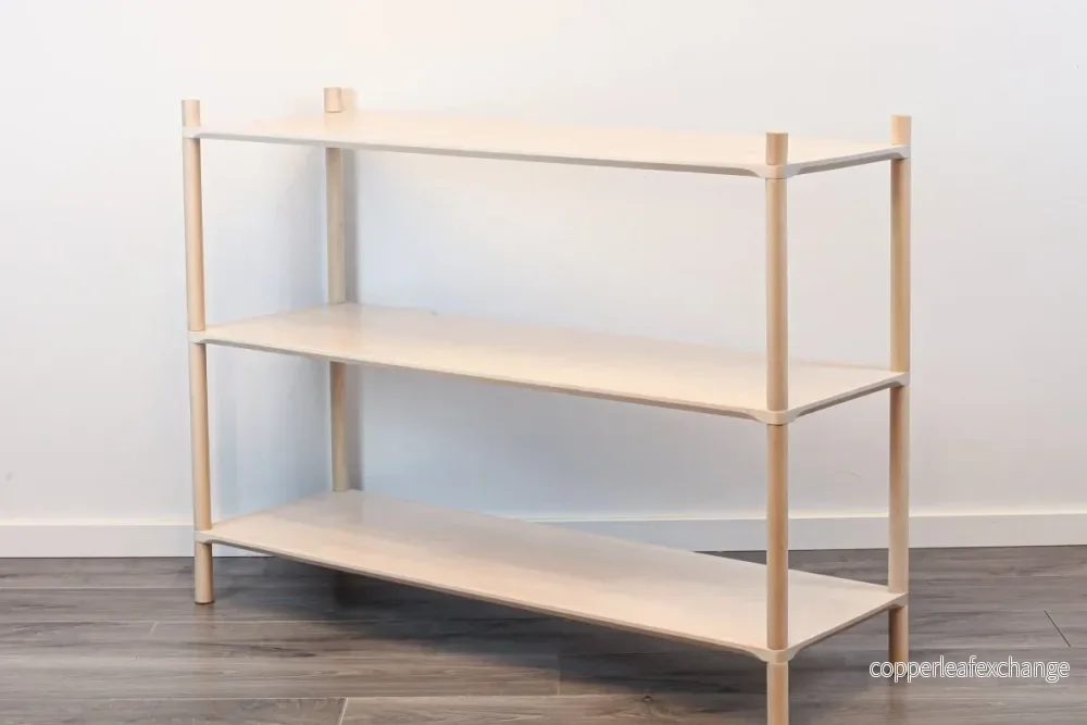 Montessori-inspirerad trähylla stor, 3 hyllor - Bild 2