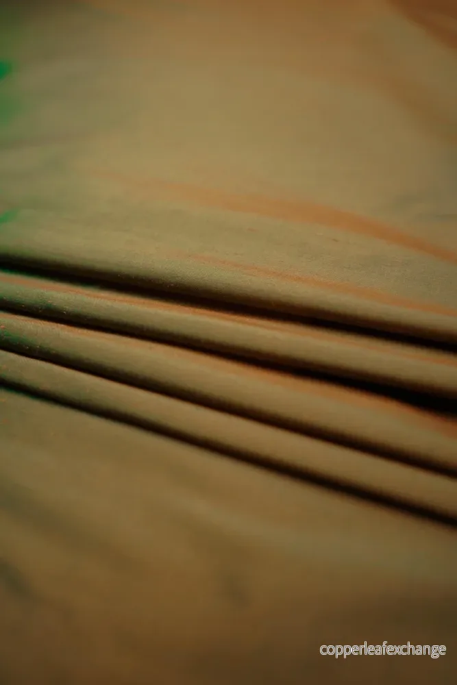 Deadstock - Thai Silk - Multicolor - Green, Copper - DST15 - Bild 3