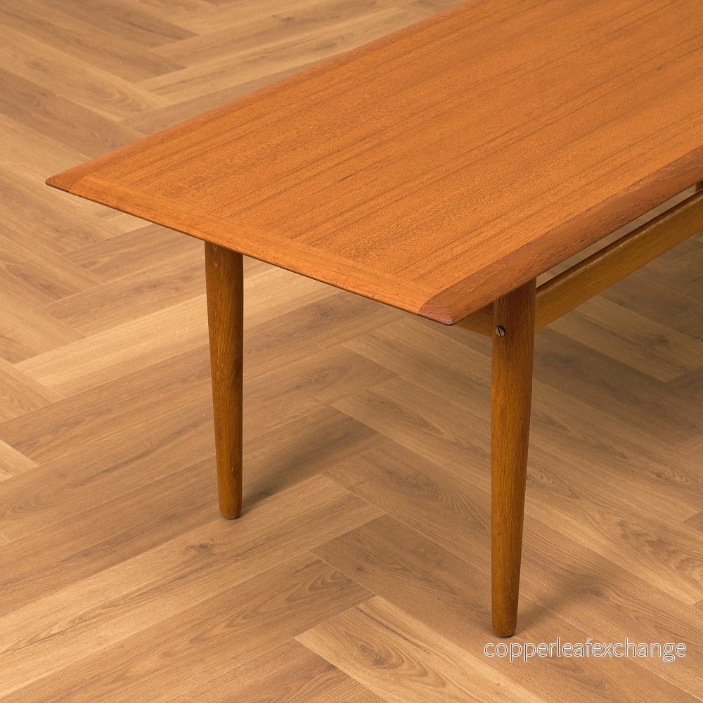 Dansk soffbord i teak och ek - Bild 3