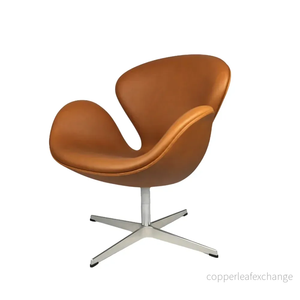 Arne Jacobsen Svane stol i Elegance Hazelnut - Bild 3