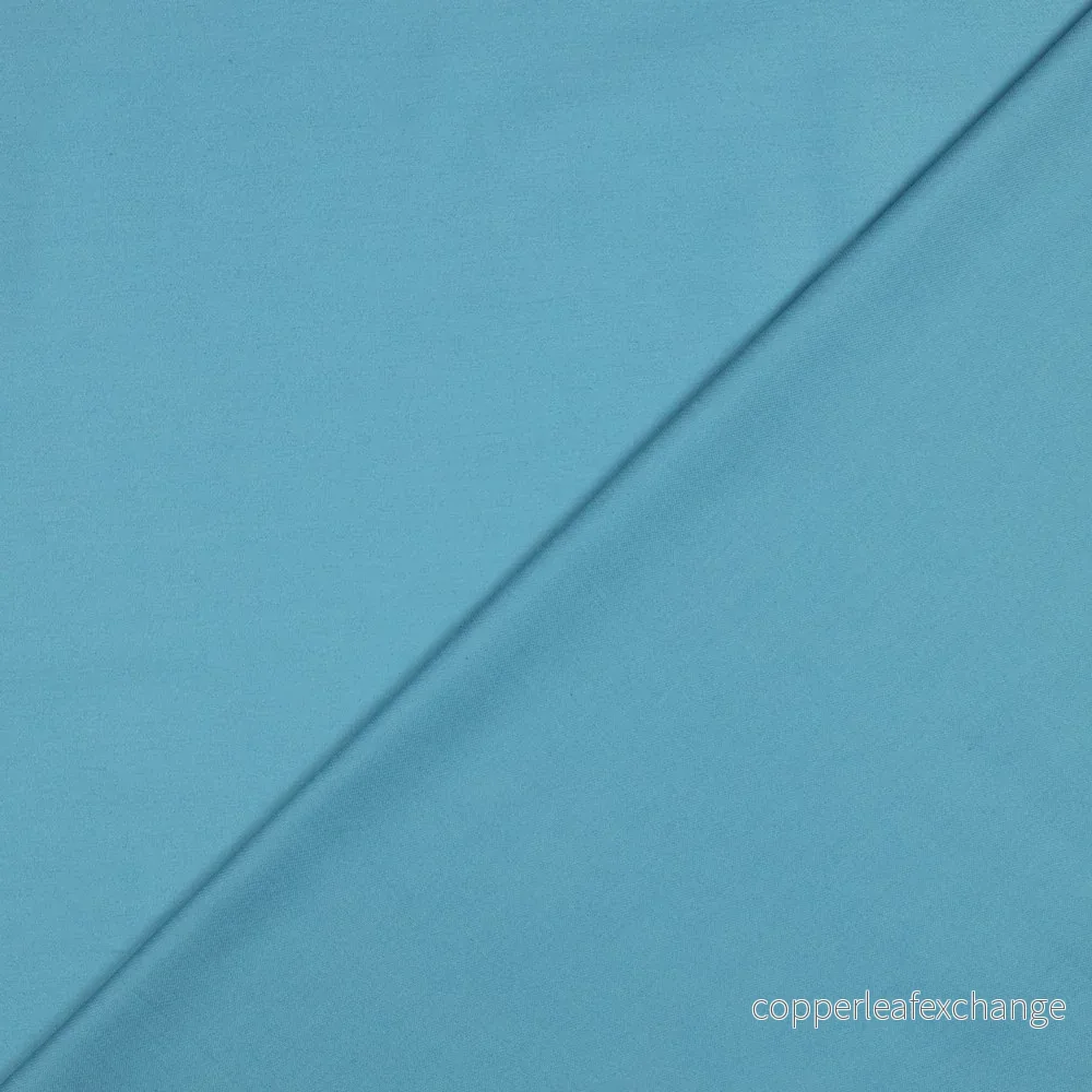 Cotton satin - Fine Luster, Soft - Frost blue - 042 - Bild 3