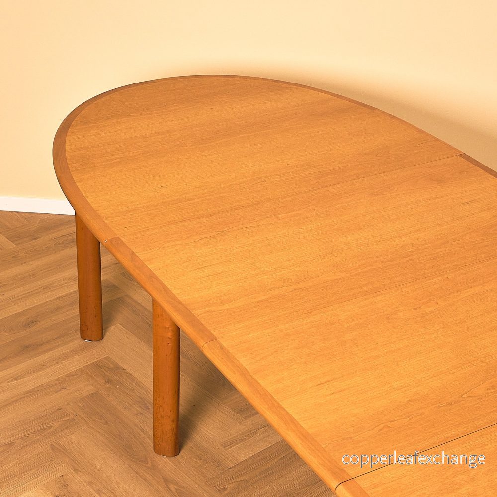 Danish large oval dining table in cherry by Skovby - Bild 3