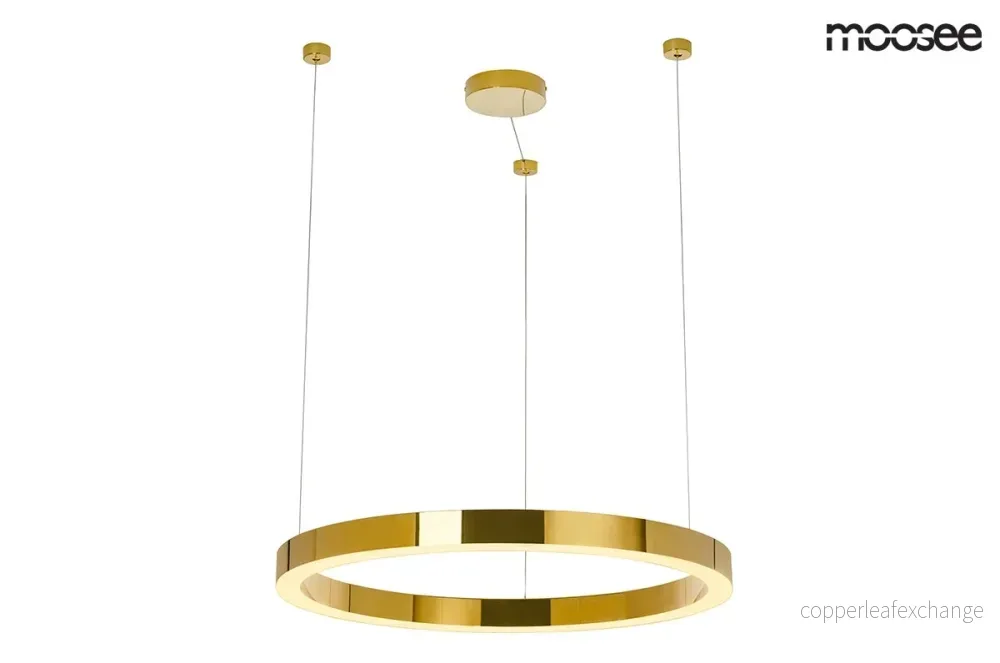 Taklampa MOOSEE - RING LUXURY 70, guld