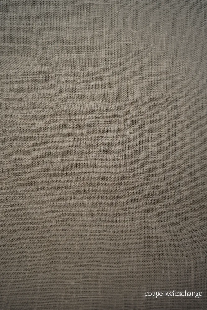 Textured linen fabric - Gray - 0250 - Bild 3