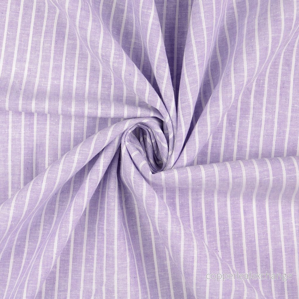 Striped – Linen, Cotton – Lavender – 7025