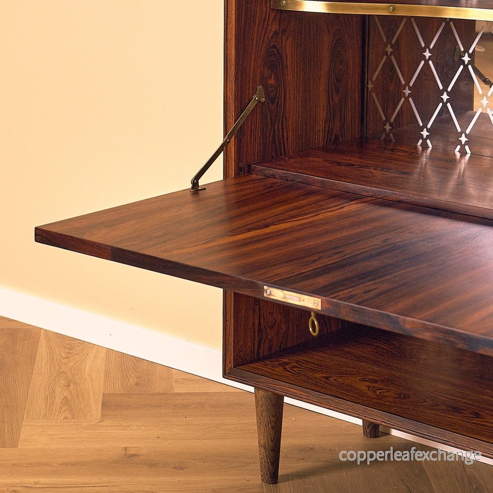 Santos Rosewood Bookshelf with Bar Compartment - Bild 3