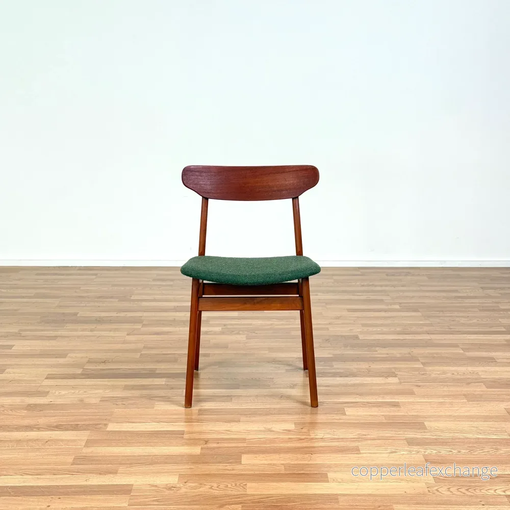 Set om 4 matstolar i bok och teak av Farstrup, 1950-60-tal, Danmark - Bild 3