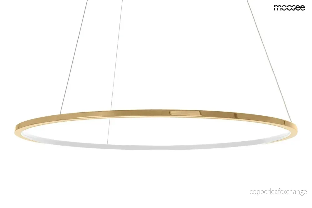 Taklampa MOOSEE - RING SLIM 150, guld