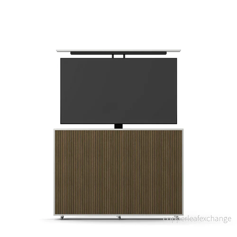 Line Burned Walnut TV Lift Slim 55"