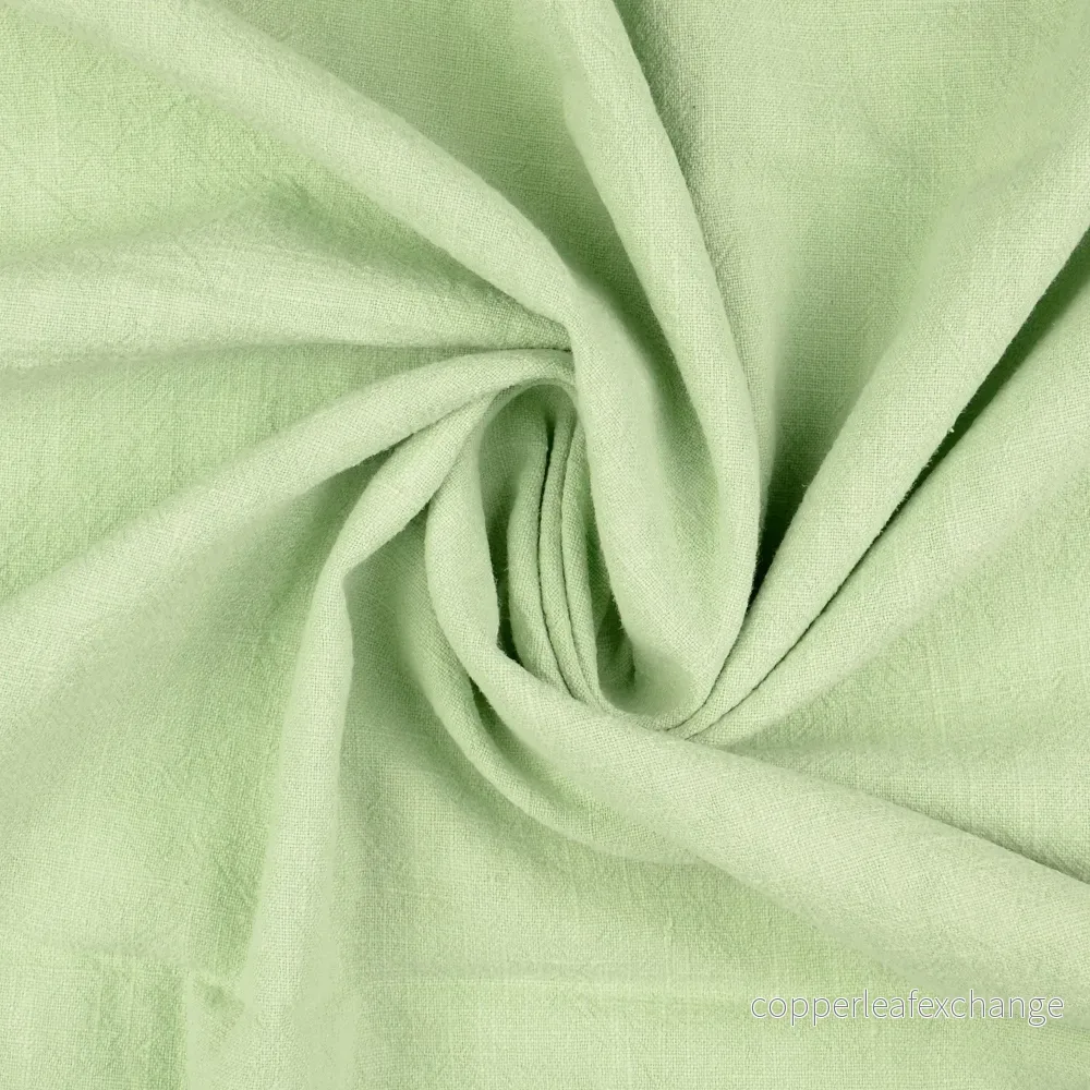 Stone washed – Linen – 255g – Light green – 5037 Stone washed – Linen – 255g – Light green – 5037