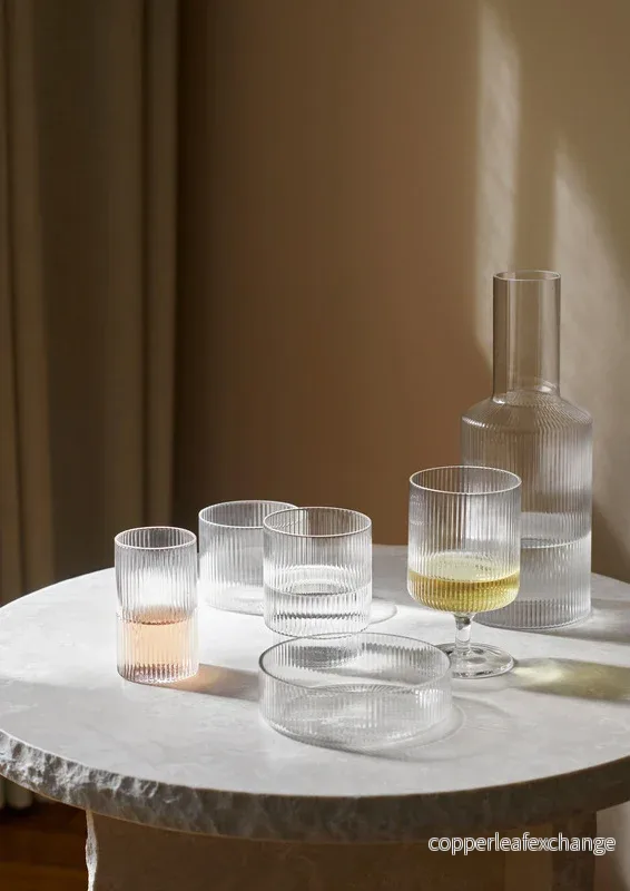 Ripple Glasses - Set of 4 - Clear - Bild 2