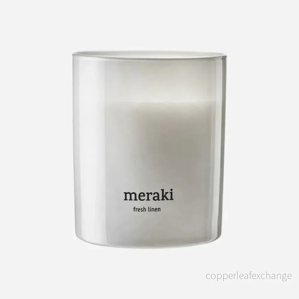 Scented candle, Fresh linen