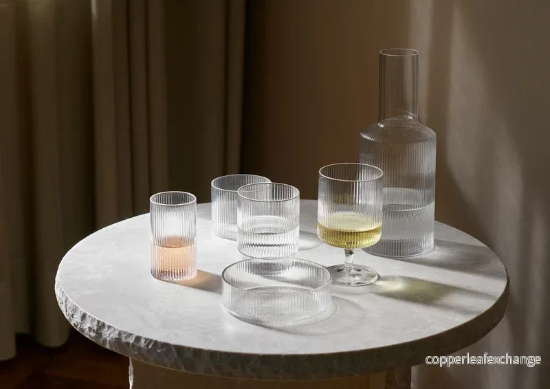 Ripple Glasses - Set of 4 - Clear - Bild 3