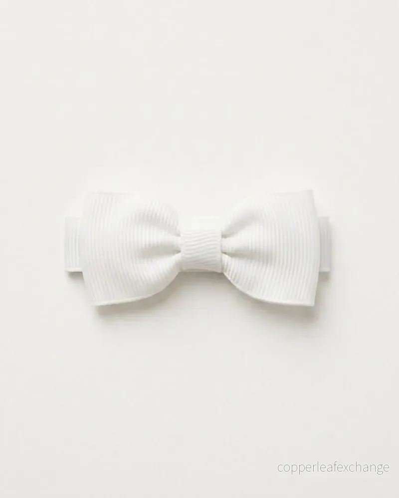Liten hårrosett, offwhite Liten hårrosett, offwhite
