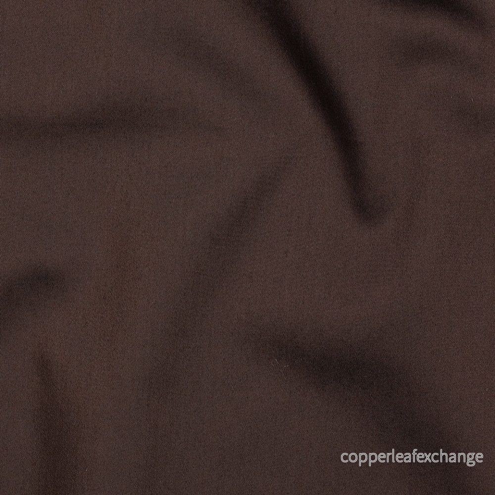 Cotton satin - Fine Luster, Soft - Brown - 047 - Bild 2