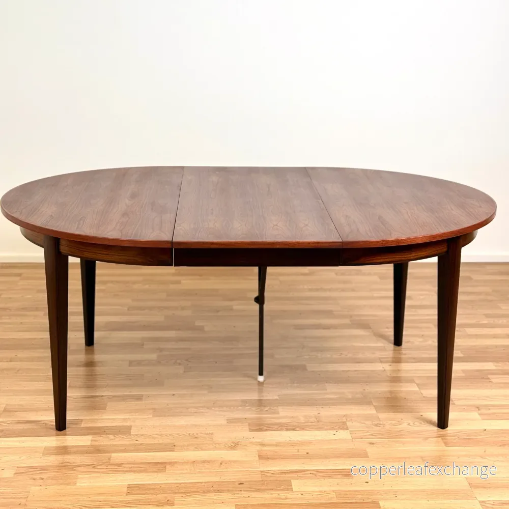 Runt matbord i santosrosenträ, 1950-60-tal, Danmark - Bild 2