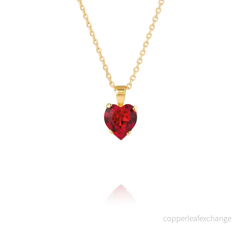 CAROLINE SVEDBOM HEART NECKLACE / LIGHT SIAM CAROLINE SVEDBOM HEART NECKLACE / LIGHT SIAM
