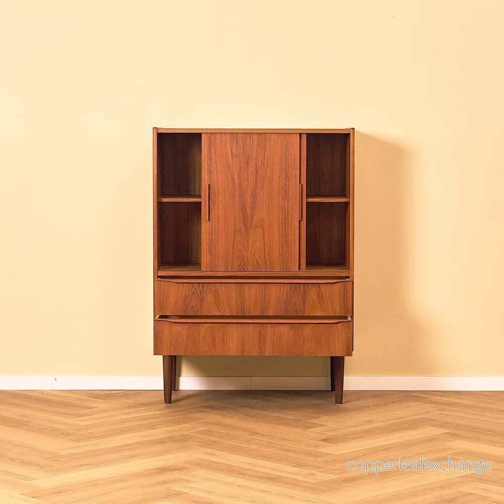 Danish small highboard in teak - Bild 2