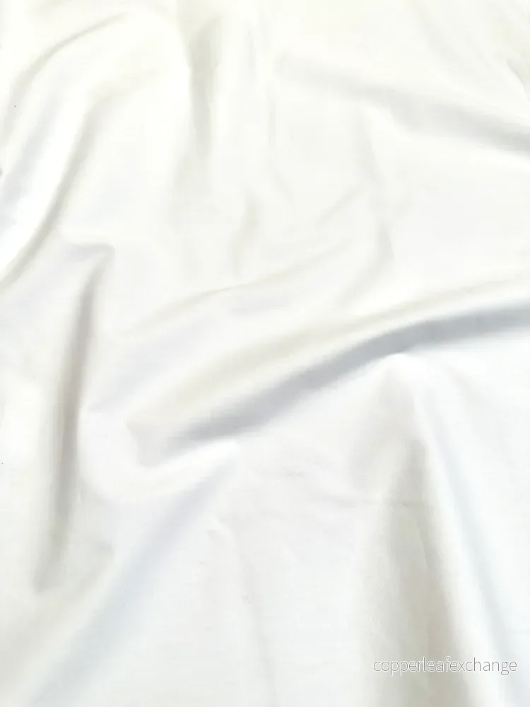Cotton – Poplin – 110 cm wide – White Cotton – Poplin – 110 cm wide – White
