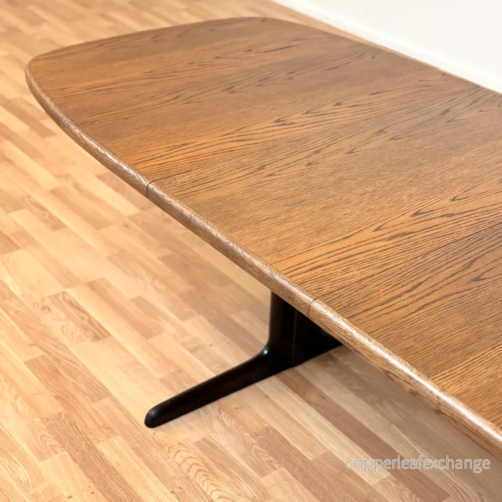 Dansk oval matbord i ek från Skovby Møblefabrik - Bild 3
