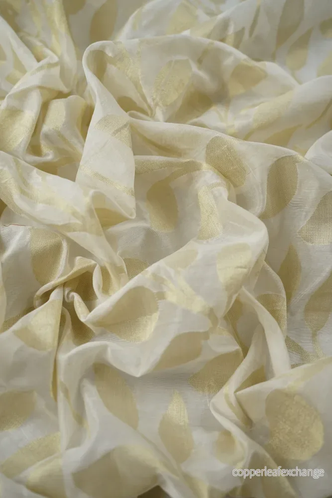 Vintage – Patterned – Silk Organza – Gold Leaf – VS36 Vintage – Patterned – Silk Organza – Gold Leaf – VS36