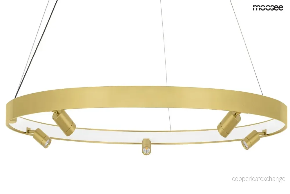 Taklampa MOOSEE - CIRCLE SPOT 98 GOLD, guld