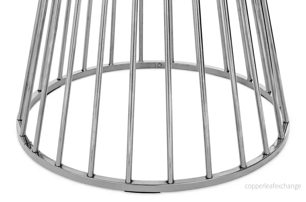 Matbord - GLAM MARBLE 110, chrome - Bild 3