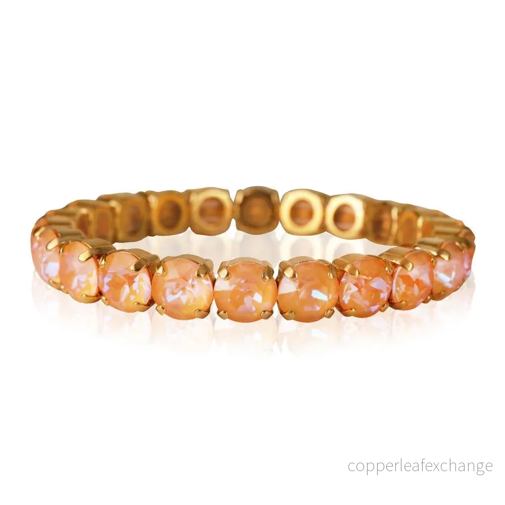 GIA STUD BRACELET GOLD PEACH DELITE