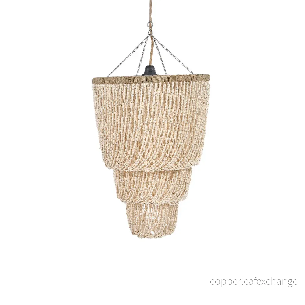 THE LAGOON SHELL CHANDELIER - Natural M