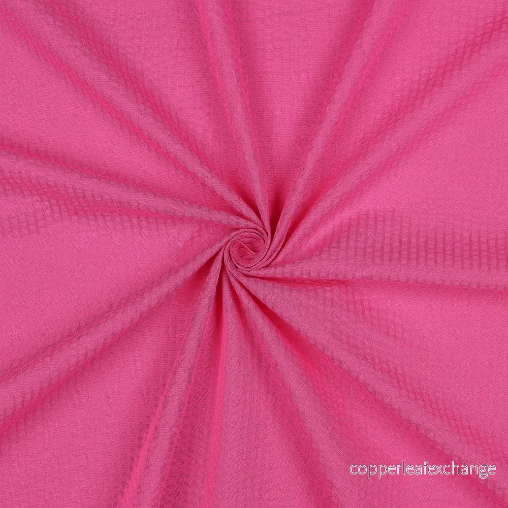 Cotton – Jaquard – Seersucker – Fuchsia – 004 Cotton – Jaquard – Seersucker – Fuchsia – 004
