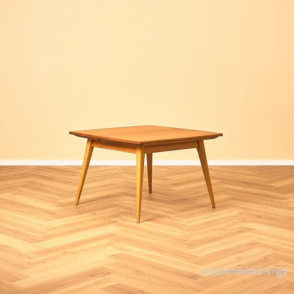 Extandable swedish coffee table in teak & beech - Bild 2