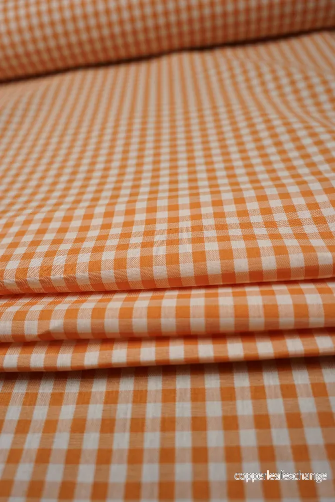 Cotton – Rustic – small square – Orange Cotton – Rustic – small square – Orange