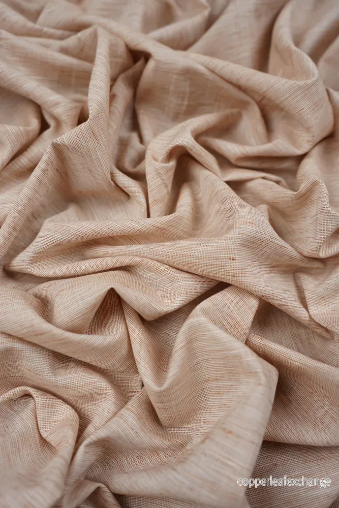 Deadstock – Shirt Fabric – Cotton – Beige/Brown – DS152