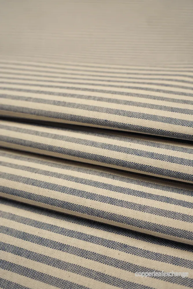 Patterned – Curtain – Furnishing – 280 cm wide – Striped – Blue, natural – Marino – Fg.8