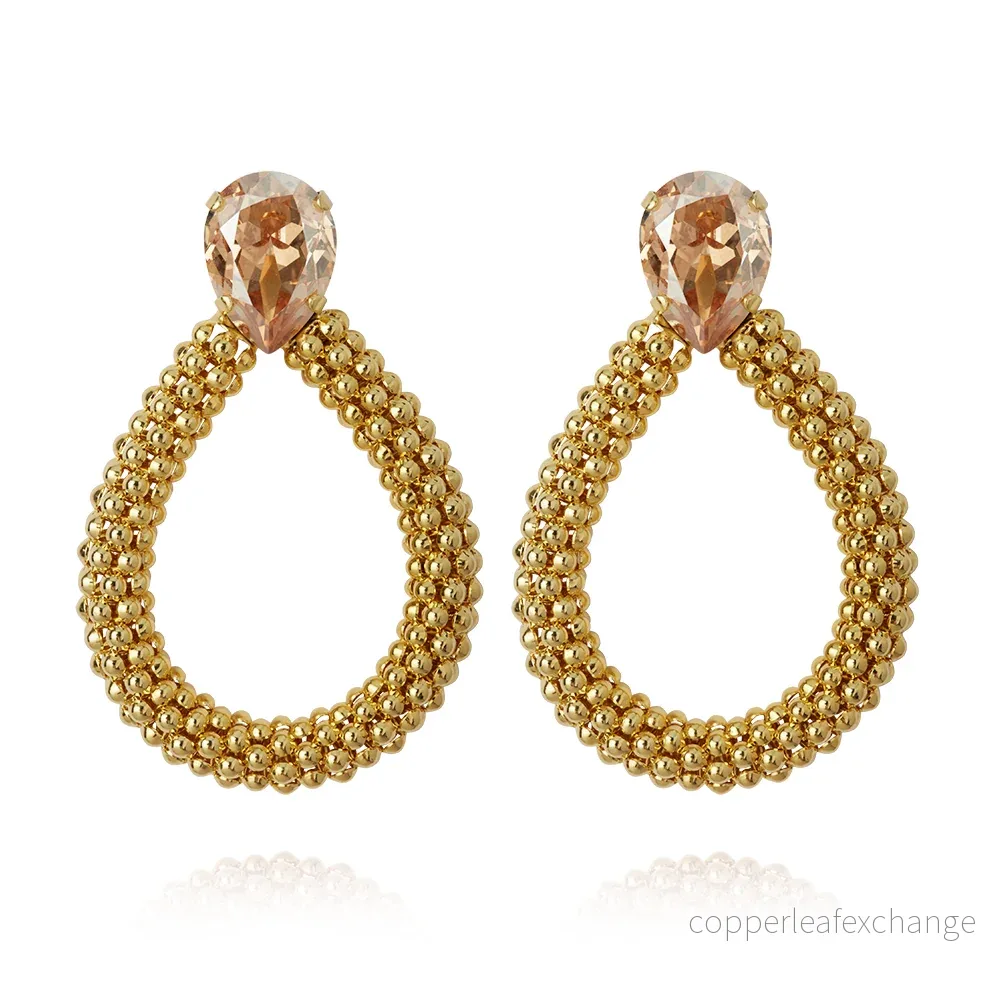 CLASSIC ROPE EARRINGS GOLD GOLDEN SHADOW