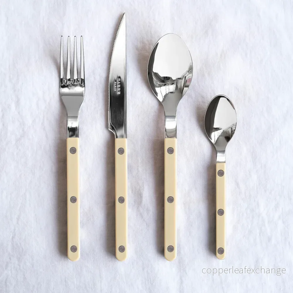 Sabre Paris tesked shiny Bistrot Solid, Ivory - Bild 2
