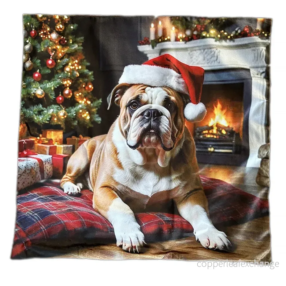 Kudde: bulldog jul steampunk - Bild 2