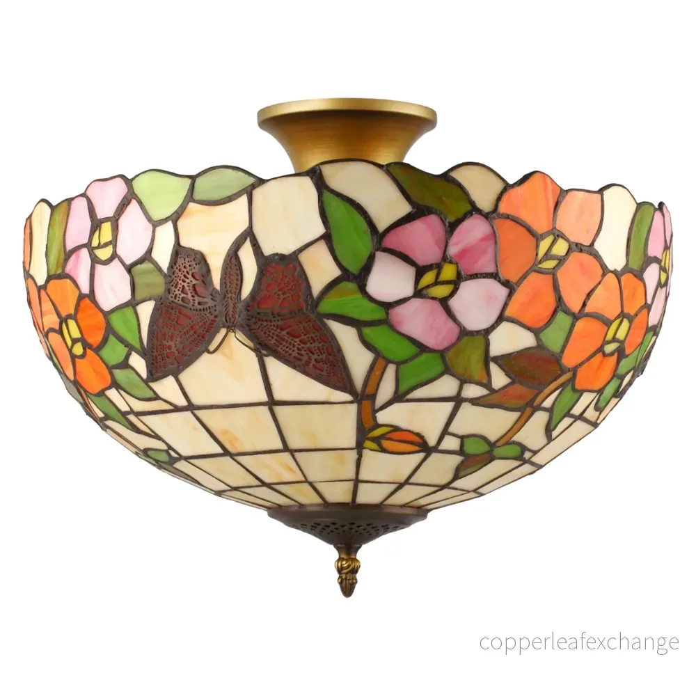 SOMMAR Tiffany Plafond. Diam 40cm SOMMAR Tiffany Plafond. Diam 40cm