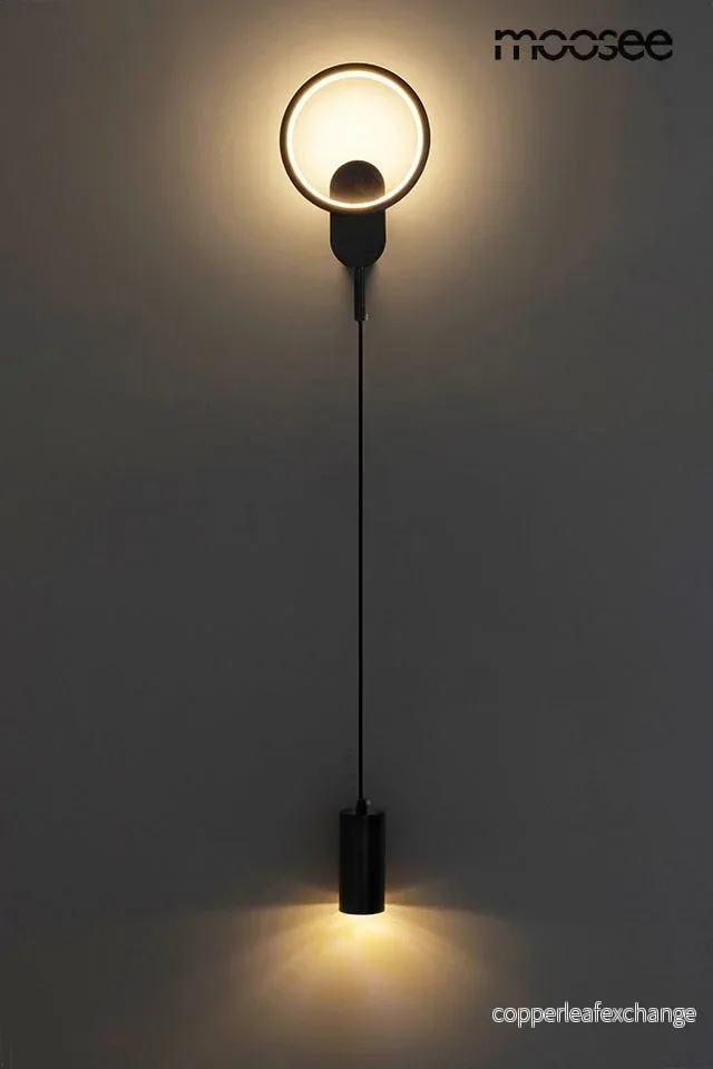 Vägglampa MOOSEE - COMO, svart - Bild 2