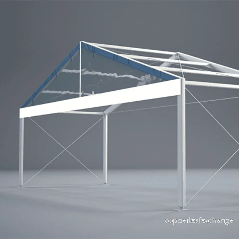 Transparent takduk (pris per m²)