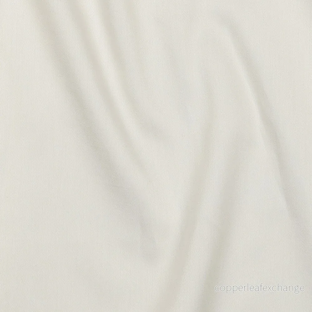 Cotton satin - Fine Luster, Soft - Ecru - 003 - Bild 2