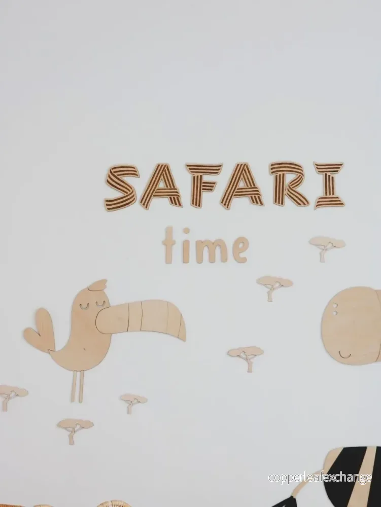 Safari Tukan – Väggdekoration i trä - Bild 3