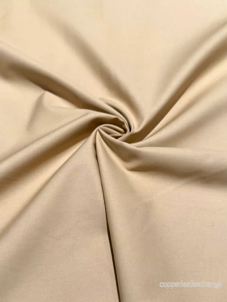Cotton – Poplin – 110 cm wide – Beige